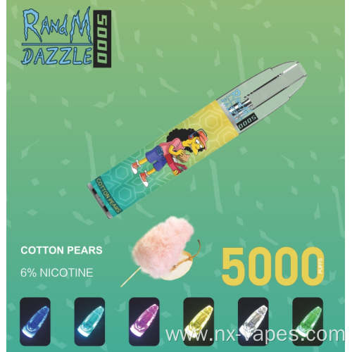 RandM Dazzle 5000 disposable vape